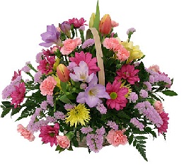 Send flowers basket